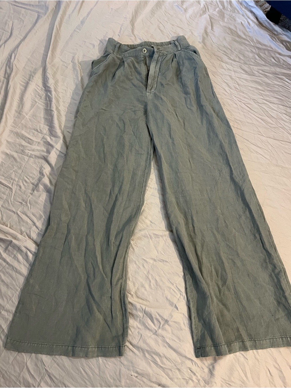 YFB LINEN FLOWY PANT (xs$